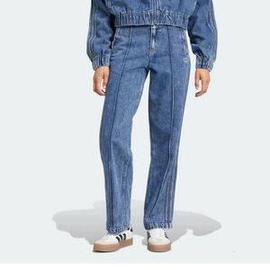 NWT Adidas Premium Essentials Denim Straight Leg